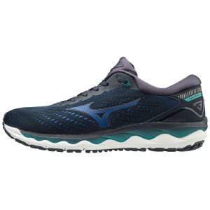 Mizuno Wave Sky 3 Mens Running Shoes Canada - Navy